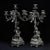 Rococo Pair of Large Vintage French Rococo Style Bronze Cherub Candelabras For Sale - Image 3 of 10