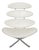 Corona Chair in White Leather by Erik Jørgensen, 2000s For Sale