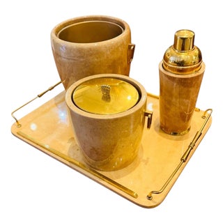 Barware from Aldo Tura, 1960s, Set of 4 For Sale