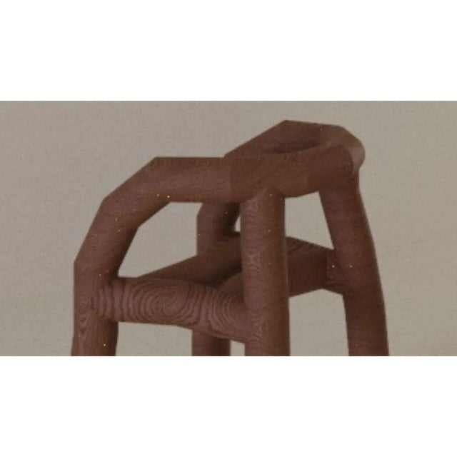 Contemporary Pine Logs Chair by Cara Davide For Sale - Image 3 of 7