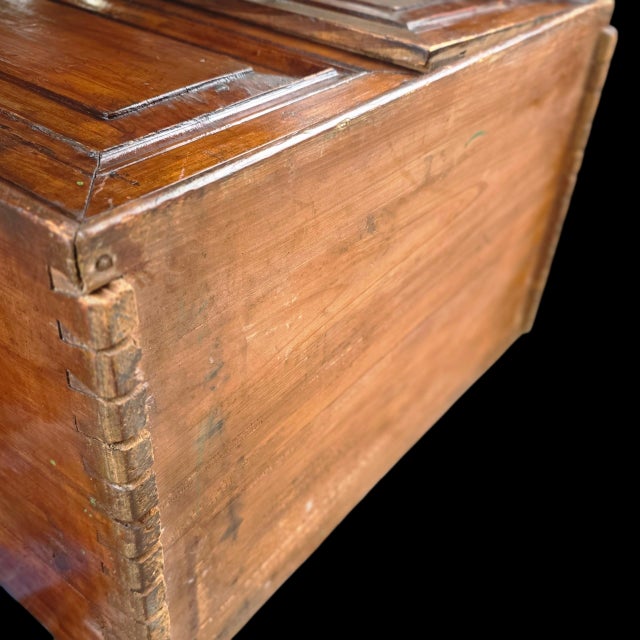 Antique Spanish Colonial Pine Armario on Stand With Hand-Forged Iron Hardware, 19th Century For Sale - Image 4 of 14