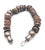 Vintage Silver & Stone Beaded Choker Necklace For Sale - Image 9 of 9