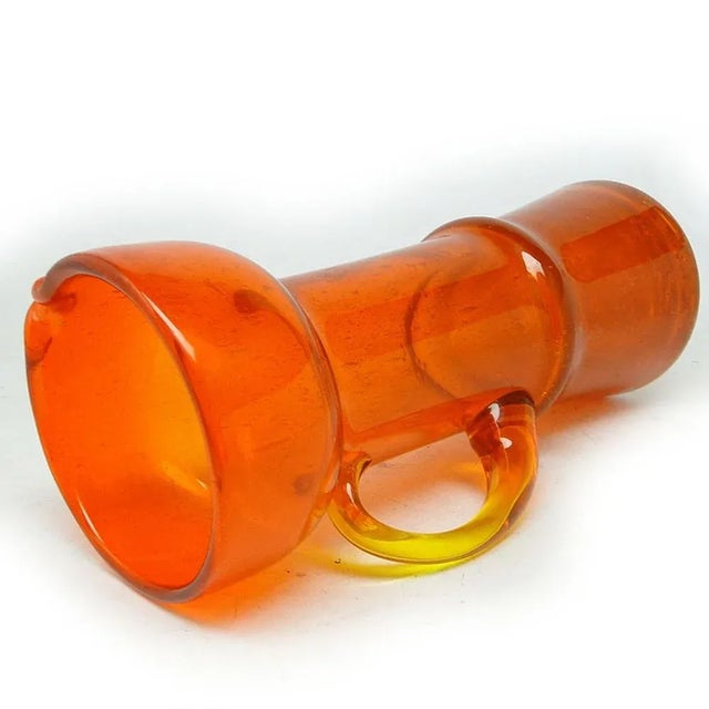 Postmodern Jug by Zbigniew Horbowy for Sudety Glassworks, Poland, 1970s For Sale - Image 6 of 12