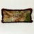 1980s Vintage Rustic European Boho Chic Tapestry Style Fringed Lumbar Decorative Pillow For Sale - Image 4 of 13