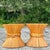 Camel Vintage Boho Sheath of Wheat Side Tables - a Pair For Sale - Image 8 of 8