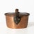 Antique Copper Pot With Lid and Iron Handle For Sale - Image 4 of 7