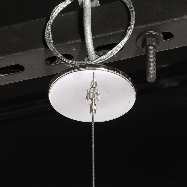 Mid-Century Spiral Stainless Steel Hanging Sculpture 1/100 Signed Erwin Hauer For Sale - Image 4 of 18