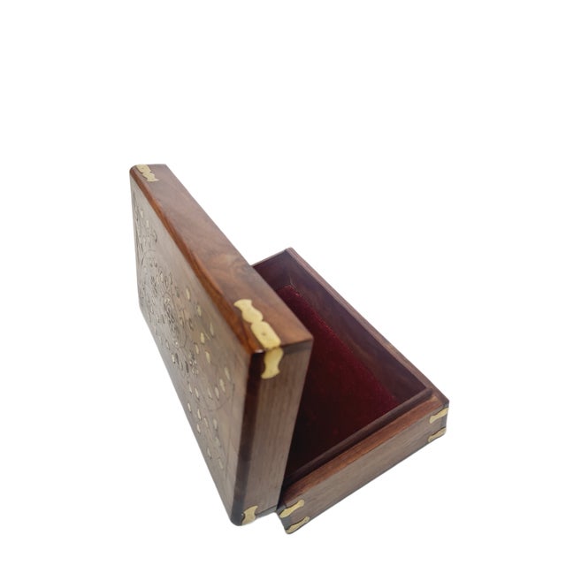 German Art Nouveau Box with Marquetry, 1900s For Sale - Image 4 of 9