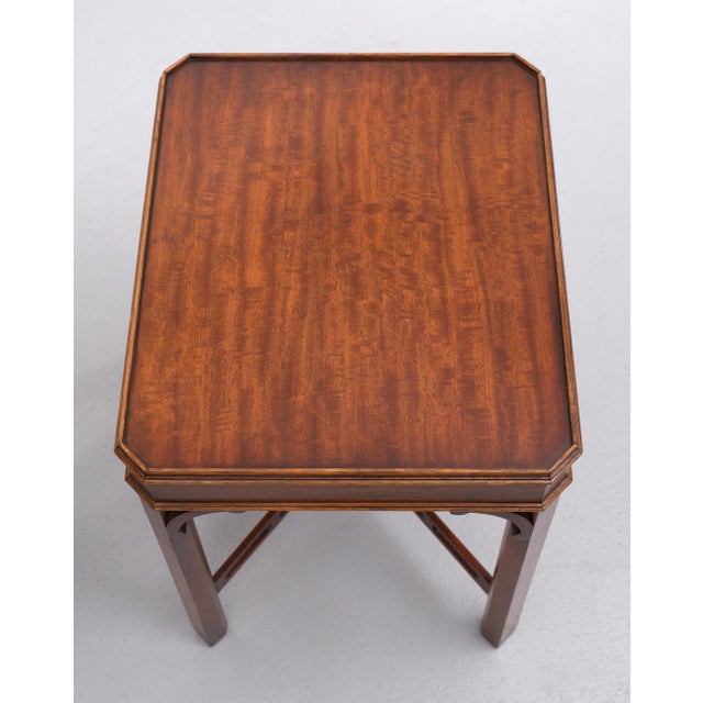 Georgian Revival Mahogany Side Tables by Bevan Funnell, England, 1960s, Set of 4 For Sale - Image 6 of 9