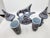 Ceramic Vintage Table Setting by Gabrielle Mackiewicz, France, 1950s, Set of 5 For Sale - Image 7 of 14
