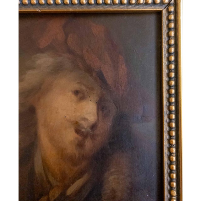 18th or 19th Century Dutch Flemish School Oil Painting Study of a Tronie Figure For Sale - Image 9 of 17