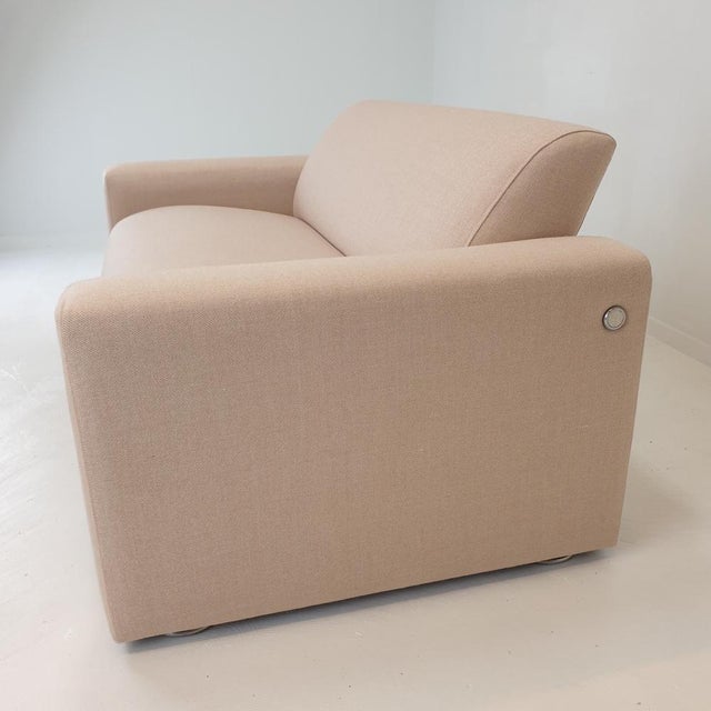 Pink Model 691 2-Seater Sofa in Soft Pink Wool from Artifort, 1980s For Sale - Image 8 of 14