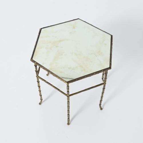 Brass Side Table from Maison Baguès For Sale - Image 13 of 18