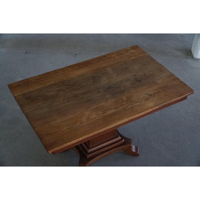 Vintage Danish Art Deco Table in Oak, 1930s For Sale - Image 13 of 15