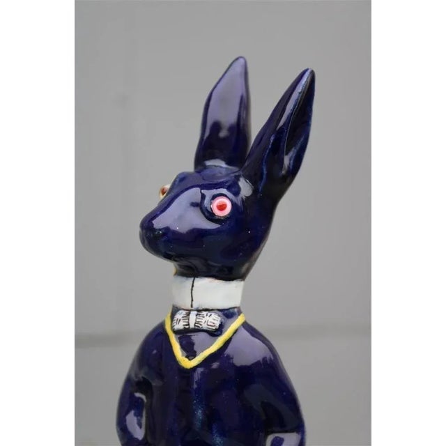 1960s Italian Blue Cobalto Ceramic, 1960s For Sale - Image 5 of 8