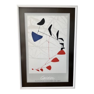 Alexander Calder National Gallery of Art Exhibition Framed Poster For Sale