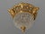 1970s Baroque Gold Bronze Crystal Chandelier Ceiling Lamp For Sale - Image 9 of 15