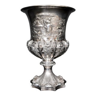 Fine & Rare Antique Sterling Silver William IV London Presentation Cup, 1831 For Sale