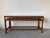 1970's Vintage Coastal Geometric Rattan & Glass Top Console Table For Sale In Miami - Image 6 of 16