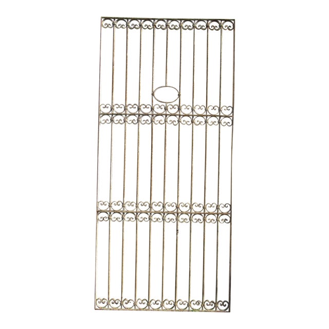 Antique Victorian Iron Gate For Sale