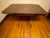 Brown Vintage Brown Wood Versatile Drop Leaf Double Pedestal Dining Table For Sale - Image 8 of 18
