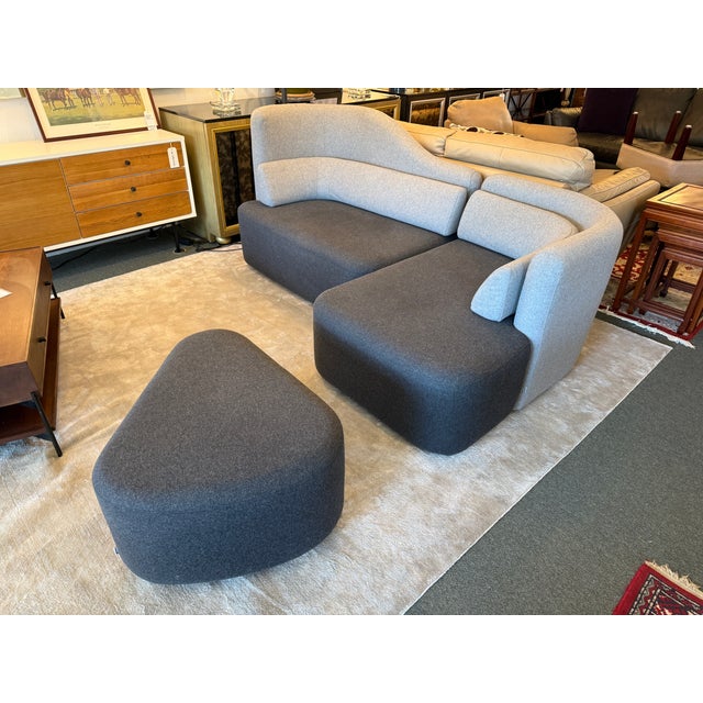 BoConcept Ottawa Modular Sofa + Ottoman For Sale - Image 4 of 17