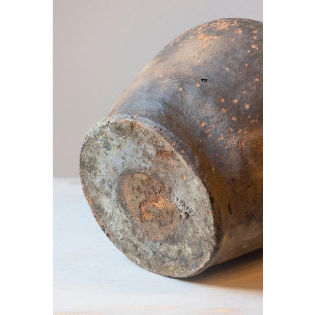 Terra Cotta 19th-Century French Glazed Earthenware Jar For Sale - Image 8 of 8