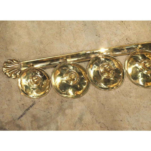 Decorative Antique Brass Kitchen Wall Hanging From Languedoc, France, C. 1910 For Sale - Image 9 of 15