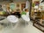 White Wicker Salterini Radar Style Chairs With Pedestal Side Tables Seating Set For Sale - Image 8 of 14