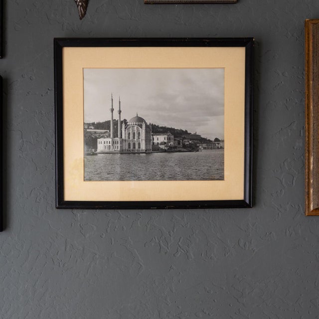 20th Century Black and White Photograph of Ortaköy Mosque in Istanbul Turkey For Sale - Image 4 of 8
