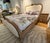 French Upholstered Rose Bed For Sale - Image 13 of 14