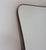 Vintage Italian Wall Mirror with Brass Frame, 1960s For Sale - Image 3 of 12
