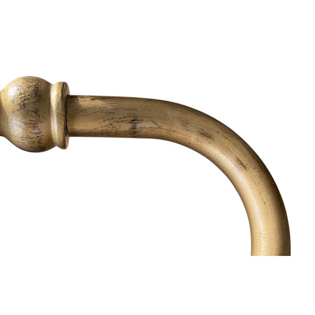 Hollywood Regency Vintage Brass Pineapple Curtain Tiebacks – Set of 6 For Sale - Image 3 of 6