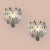 Murano Glass Polygon Sconces, 1980s, Set of 2 For Sale - Image 3 of 7