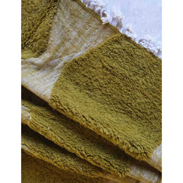 Modern Moroccan Rug – Handwoven Wool with Sculpted Geometric Relief (One of a Kind) This modern Moroccan rug is a one-of-...