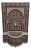 Large 2 Color Beige and Burgundy Moroccan Mosaic Tile Fountain For Sale