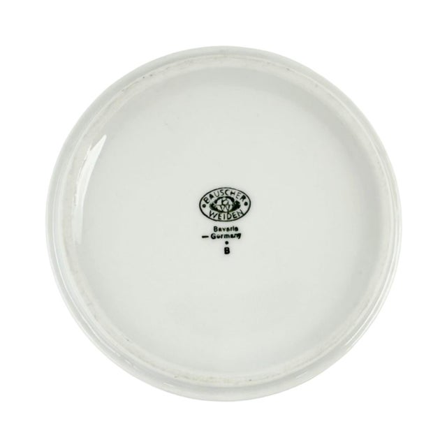 White Vintage Carlton InterContinental Cannes France Porcelain Ashtray French Riviera For Sale - Image 8 of 10