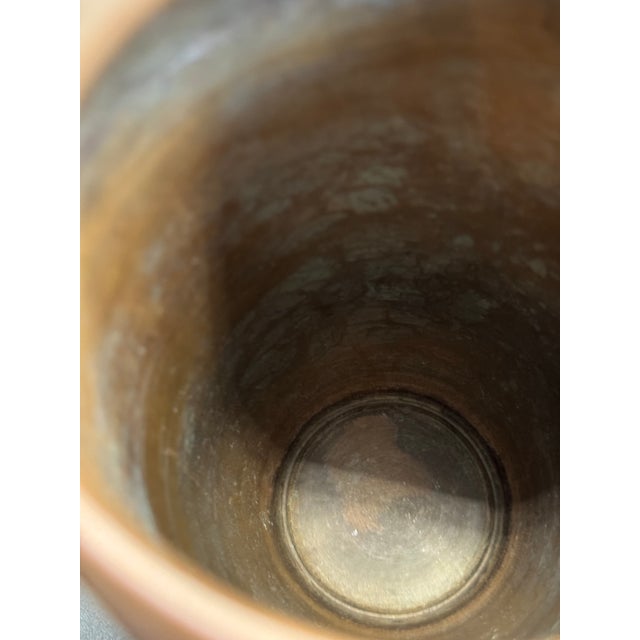 1912 Otto Heinz Sterling Silver on Bronze Vase, Signed For Sale In New York - Image 6 of 11