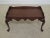 Brown 1970s Vintage Biggs 75th Anniversary 2 Part Mahogany Silver Chest Table For Sale - Image 8 of 12