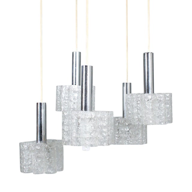 Cascade Lamp from Doria Leuchten, 1960s For Sale