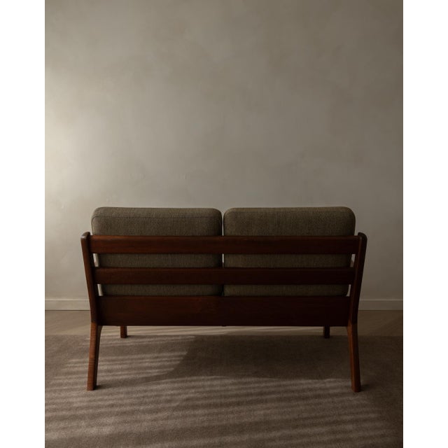 1960s Vintage Danish Senator 2-Seater Sofa with Teak Frame by Ole Wanscher for Cado, 1960s For Sale - Image 5 of 18