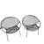Mid-Century Modern Mid Century Tempestini for Salterini "Radar" Lounge Chairs - A Pair For Sale - Image 3 of 12