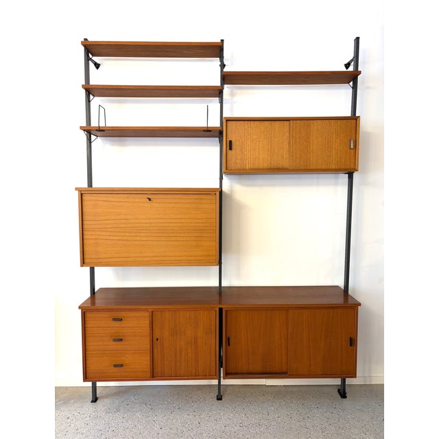 Mid-Century Teak Shelving System by Olof Pira for Pira Sweden, 1960s, Set of 10 For Sale - Image 14 of 14