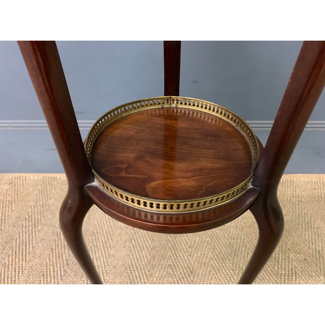 A lovely pair of early 20th century mahogany stands, or jardiniere stands. Well constructed in solid mahogany with lovely...