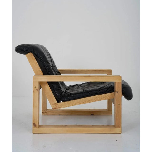 1970s Scandinavian Midcentury Lounge Chairs by Yngve Ekström for Swedese, Set of 2 For Sale - Image 5 of 11