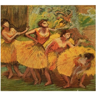 1940s After Edgar Degas "Dancers" Vintage Full-Color Print From Geneva For Sale