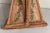 Brown Vintage Celtic Irish Table Harp Carved Painted With Floral Decoration For Sale - Image 8 of 15