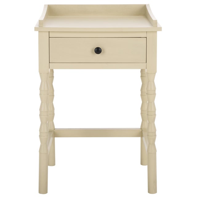 Astroth Accent Table in Sand For Sale - Image 9 of 9