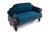 19th Century Antique Sofa in Fabric and Walnut, 1870 For Sale - Image 5 of 14