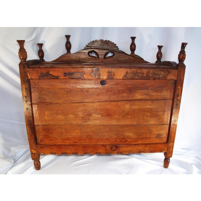 Antique French Provincial Panetiere Bread Cage Cabinet For Sale - Image 9 of 12